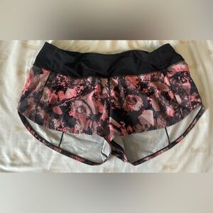 Lululemon speed up shorts 2.5 in